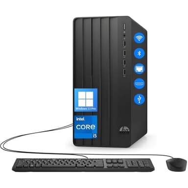 HP Desktop Computers Tower PC for Home Business Student, Intel 6-Core i5-12500 (Beat i7-11700), 64GB DDR4 RAM, 1TB PCIe SSD, WiFi, Bluetooth, RJ-45, Keyboard and Mouse, Windows 11 Pro, Wendbo - Image 1