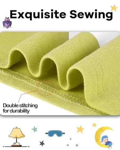 DAUGHTER QUEEN Boys Pajamas 18-24 Months Summer PJs Golf Pj Sets Baby Toddler 100% Cotton Short Sleeve Jammies Ball Sleepwear Tennis Clothes Outfits 18m/Mo 24m/Mth - Image 4