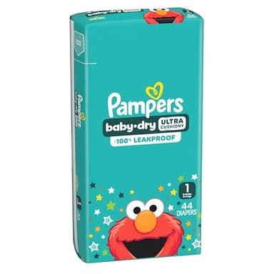 Pampers Diapers - Baby Dry - Size 1, 44 Count, Absorbent Disposable Infant Diaper (Packaging May Vary) - Image 13