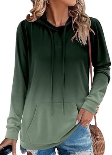 onlypuff Women's Pullover Hoodies Teen Girls Trendy Fall Fashion Tops Hooded Sweatshirts - Image 3