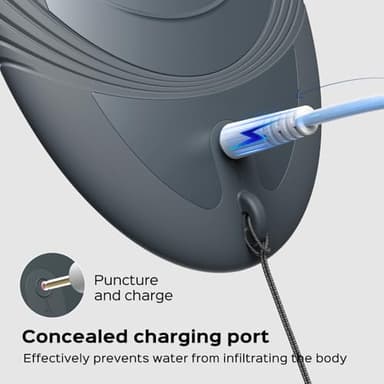 COSLUS Facial Cleansing Brush Face Scrubber : Portable Silicone Waterproof Rechargeable Face Wash Brush, 5 Cleansing Modes, Electric Deep Cleaning for Men & Women, Removing Blackhead, Exfoliating - Image 8