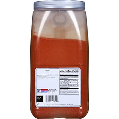 McCormick Culinary Paprika, 5.25 lb - One 5.25 Pound Container of Sweet Paprika Seasoning, Perfect with Chicken, Pork, Beef Marinades and Dressings - Image 2