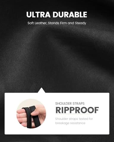 LOVEVOOK Laptop Bag Tote Bag for Women, Work Bags Teacher Tote Bag, Waterproof Leather Computer Bag, Business Laptop Purse Office Handbag Professional Briefcase, 15.6 Inch, Black - Image 7