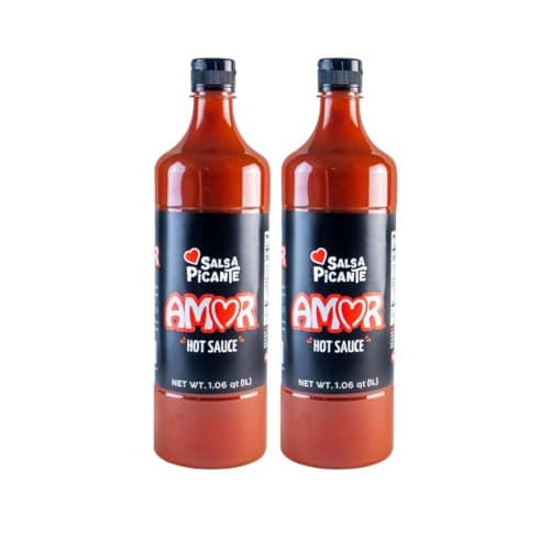 Amor Hot Sauce 33 Oz ( Pack of 2 ) - Image 1