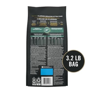 Purina Pro Plan LiveClear Dry Cat Food for Kittens Cat Allergen Reducer Chicken and Rice Formula - 3.2 lb. Bag - Image 6