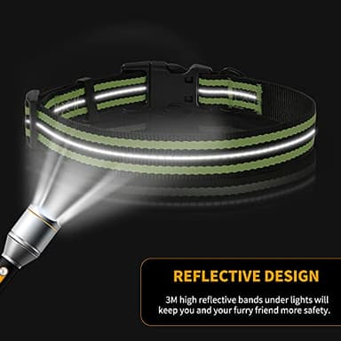 Mile High Life Reflective Dog Collar | Nylon Pet Collars wiith Buckle | Light Weight Puppy Collars | Lime Green Dog Collars for Small Dogs (Lime Green, X-S) - Image 3