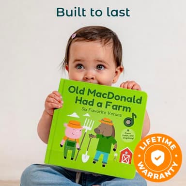 Cali's Books Old Macdonald Had a Farm | Interactive Books for 1 Year Old, Books for 2 Year Olds with Buttons on Every Page | Fun Farm Toy Book for Baby and Toddlers | Great Gift for Kids - Image 6