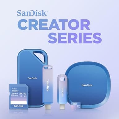 SanDisk 1TB Creator SD UHS-II Card, Read speeds up to 280MB/s, for DSLR and Mirrorless Cameras, 4K UHD, 6K Video, V60, 1 Month of Adobe Creative Cloud Included - SDSDXEP-1T00-GNCIS - Image 6