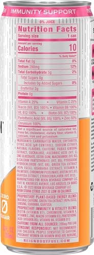 REIGN Storm, Citrus Zest, Fitness & Wellness Energy Drink, 12 Fl Oz (Pack of 12) - Image 2