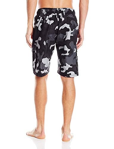 Kanu Surf Men's Barracuda Swim Trunks (Regular & Extended Sizes), Camo Black, 4X - Image 2
