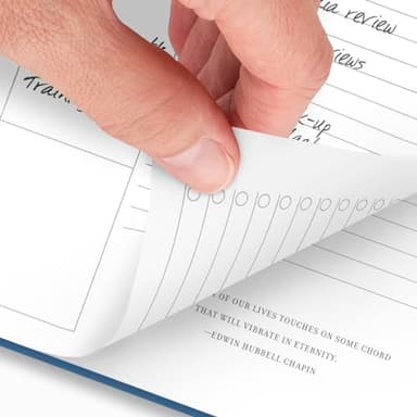 AT-A-GLANCE 2025 Planner, Weekly & Monthly, 8-1/2" x 11", Large, Harmony, Denim (1099-905-20-25) - Image 4