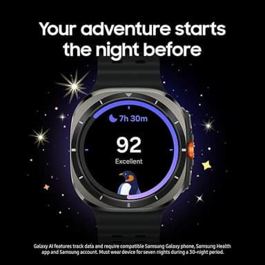Samsung Galaxy Watch Ultra (2025) 47mm LTE Smartwatch + Gift Card, Titanium Casing, Advanced Sleep Coaching, Running Coach, Energy Score, GPS, Titanium Silver [US Version, 2 Yr Warranty] - Image 3