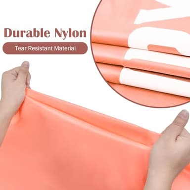 2 Pack XL Travel Laundry Bag, Machine Washable Dirty Clothes Organizer, Large Enough to Hold 4 Loads of Laundry, Easy Fit a Laundry Hamper or Basket (Light Pink + Light Blue) - Image 5