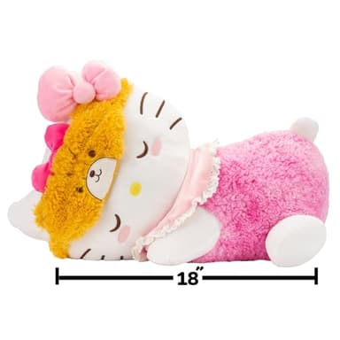 Jazwares Hello Kitty and Friends - Hello Kitty 18-inch Sleeping Plush - Image 3