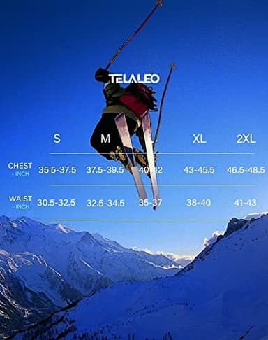 TELALEO 5 Pack Men's Thermal Compression Shirt Long Sleeve Athletic Base Layer Top Winter Cold Gear Workout Running Hunting L - Image 7