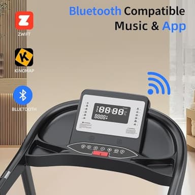 Premium Home Treadmill with Incline – Supports Up to 265 lbs, Adjustable Incline for Maximum Calorie Burn, High-Performance Treadmill for Fitness Enthusiasts – Elevate Your Workout - Image 4