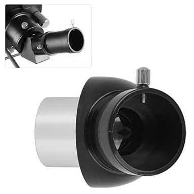 45 Degrees Round Angle Diagonal Mirror, 1.25 Inch Interface, Plastic and Optical Glass, Dustproof Cover, Suitable for Astronomical Telescope Accessory - Image 2