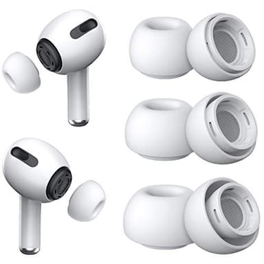 3 Pairs Replacement Ear Tips for Airpods Pro and 2nd Generation with Noise Reduction Hole, Silicone Ear Tips for Airpods Pro with Portable Storage Box and Fit in The Charging Case(S/M/L) - Image 1
