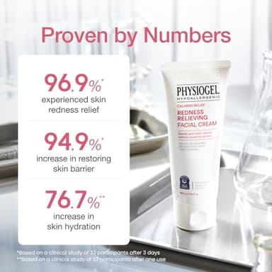 Physiogel Redness Reducing Cream – Ceramide Moisturizer for Dry, Sensitive & Redness-Prone Skin, Repairs Skin Barrier, Dermatologist-Tested, Fragrance-Free, Korean Skincare, 3.4 fl oz - Image 5
