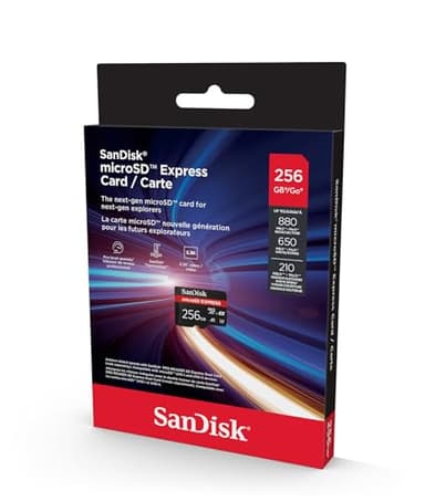 SanDisk 256GB microSD Express microSD Card - Up to 880MB/s Read, Up to 650MB/s Write, 210MB/s Sustained Write, U3, C10 - SDSQXFN-256G-GN4NN - Image 5