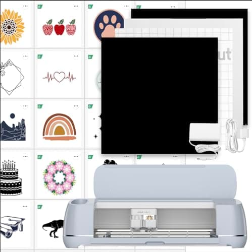 Cricut Maker 3 & Digital Content Library Bundle - Includes 30 Images in Design Space App - Smart Cutting Machine, 2X Faster & 10X Cutting Force, Cuts 300+ Materials, Blue - Image 1