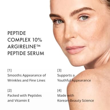 Depology Peptide Complex 10% Wrinkle Defense | Argireline™ Peptide Serum | Hydrating Face Serum Targets Dynamic Wrinkles | Vitamin C & Hyaluronic Acid Serum 1.01 fl oz - Image 2