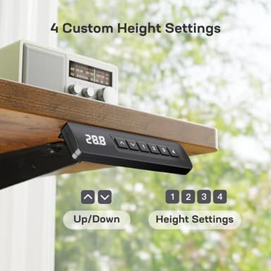 Marsail Standing Desk 55"x24" Adjustable Height Electric Standing Desk with Storage Bag for Study Writing Work 4 Memory Preset with Headphone Hook - Image 7