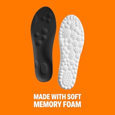 4D Cloud Insoles for Men - Memory Foam Steppers Soles Shoe Boot Inserts - Trim to Fit Insoles with Arch Support for Foot Pain and Fatigue Relief (Black, L) - Image 3
