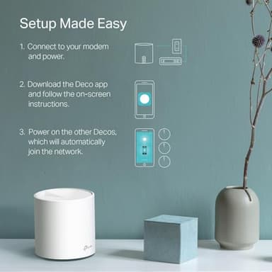 TP-Link Deco WiFi 6 Mesh WiFi System(Deco X20) - Covers up to 4000 Sq.Ft, Replaces Wireless Internet Routers and Extenders, 2-Pack - Image 8