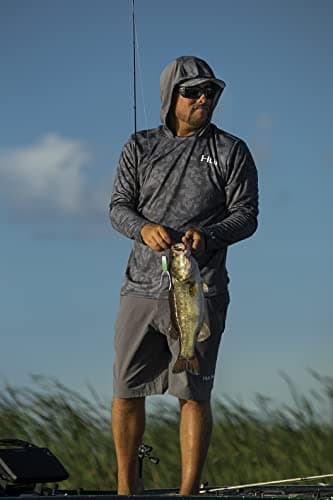 Huk Men's Standard Next Level Quick-Drying Performance Fishing Shorts, Charcoal-10.5", X-Large - Image 4