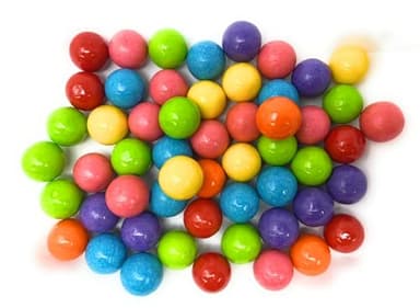 YANKEETRADERS Assorted Fruit Flavored Gumballs 1", 2 Pounds Bulk - Image 3