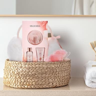 Birthday Gifts for Women Mom, Spa Gift Baskets for Her Wife,- 5 Pcs Relaxing Self Care Gifts Set with Body Lotion & Plush Earmuffs, Ideal Mothers Day Christmas Gifts for Women, Wife, Mom, Girlfriend - Image 3