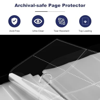 Mlikero Card Binder 9 Pocket, Trading Card Binder with Card Display Design, 720 Double Sided Pocket PU Collection Binder, Card Albums for MTG, TCG, and Sports Cards - Image 5