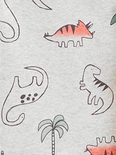 Simple Joys by Carter's Baby Boys' 6-Pack Sleeveless Bodysuits, Alligator/Dinosaur/Stripe/Trucks, 0-3 Months - Image 3