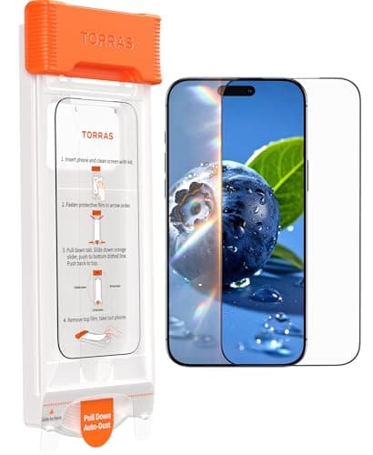 TORRAS OrigArmor for iPhone 17 Pro Max Screen Protector [100% Anti Reflection][3D Full Coverage Fit] Military-Grade Shatterproof 9H+ Tempered Glass Anti-Scratch Screen Protector 17 ProMax 6.9" 1-Pack - Image 1