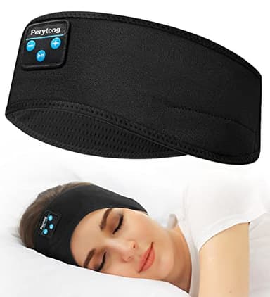 Perytong Sleep Headphones Bluetooth Headband Wireless Headphone Headband for Side Sleepers - Headphones for Sleeping - Sleeping Headband for Insomnia Nuit Travel,Gift for Women Men Mom Dad - Image 9