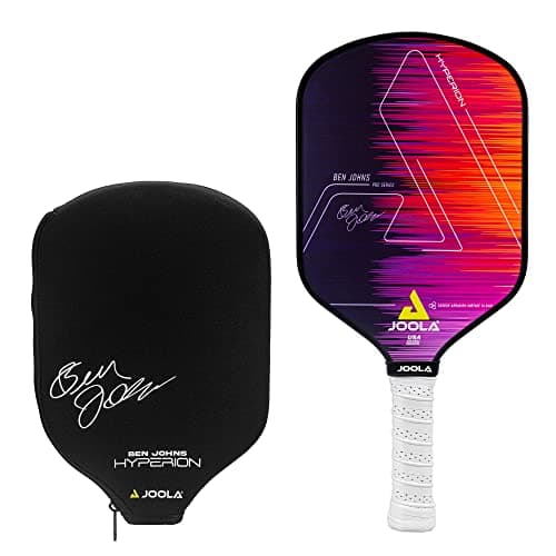 JOOLA Ben Johns Hyperion Pickleball Paddle - Carbon Surface, Elongated Handle, Polypropylene Core, Custom Cover - Image 1