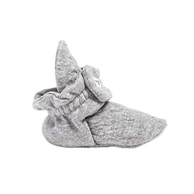 Burt's Bees Baby Girls Booties Organic Cotton Newborn Essentials Shoes, Gender Neutral Color for Ages 0 to 9 Months Old - Image 2