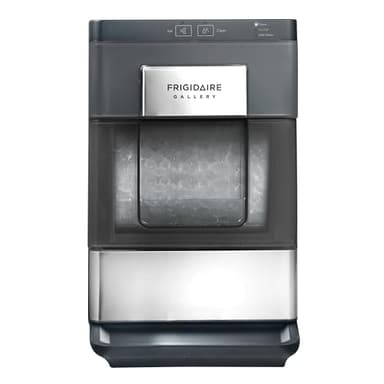 Frigidaire Gallery, 33 Lbs. Countertop Ice Maker, Nugget Shaped Ice, Stainless Steel Trim, Black - Image 2