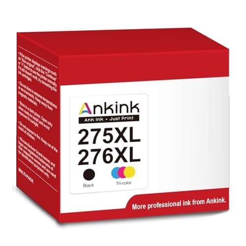 Ankink Compatible Ink Cartridge Replacement for 275XL 276XL (Black Color Combo，2-Pack) for TS3522 TR4720 TR4700 TR4722 TS3500 TS3520 Printer. - Image 1
