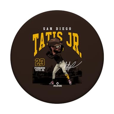 Fernando Tatis Jr | San Diego MLB Player League | MLBTAT4039 PopSockets Adhesive PopGrip - Image 3