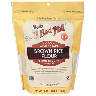 Bob's Red Mill Brown Rice Flour, 24oz (Pack of 4) - Non GMO, Whole Grain, Vegan, Kosher - Image 2