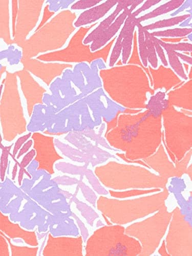 Simple Joys by Carter's Girl's Snug-Fit Cotton Pajama Set, Violet/Dot/Flamingo, 6-9M - Image 3