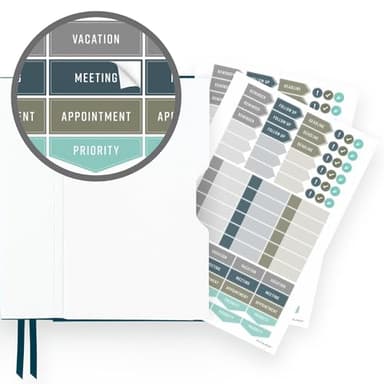 AT-A-GLANCE Foundation Planner, Undated Inspiration Journal, Set Goals, Track Progress, Create Habits, Weekly & Monthly, Small, 5-3/4" x 8-1/4", Blue (FD-200-20) - Image 7