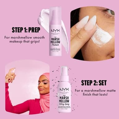 NYX PROFESSIONAL MAKEUP Marshmellow Smoothing Primer, Vegan Face Primer, 10-In-1 Skin Benefits - Image 5