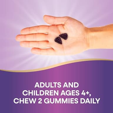 Nature’s Way Sambucus Elderberry Gummies, Immune Support Gummies*, Black Elderberry with Vitamin C and Zinc, 60 Gummies - Image 6