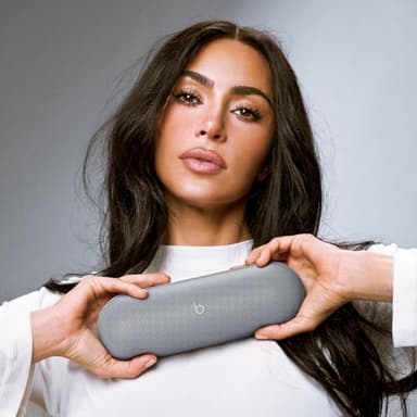 Beats Pill x Kim Kardashian - Wireless Bluetooth Speaker and Portable Charger via USB-C - Up to 24 Hours Battery Life, IP67 Water Resistant, Apple & Android Compatible, Built-in Mic – Dark Gray - Image 3