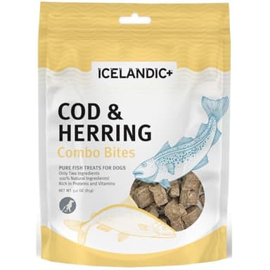 Icelandic+ Cod & Herring Combo Bites Dog Treat 3.0-oz Bag - Image 7