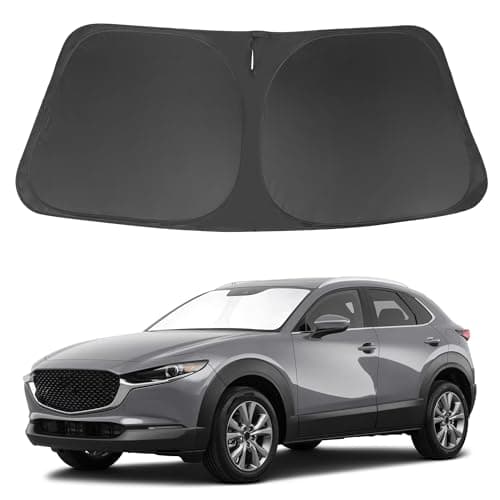 Windshield Sun Shade Compatible with Mazda CX-30 2019-2024 2025 2026 CX30 Accessories Foldable Sun Visor Protector Sunshade Blocks Rays & Heat - Image 1