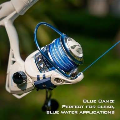 KastKing Superpower Silky8 Braided Fishing Line, Blue Camo, 8 Strands, 8 LB, 150 Yds - Image 2